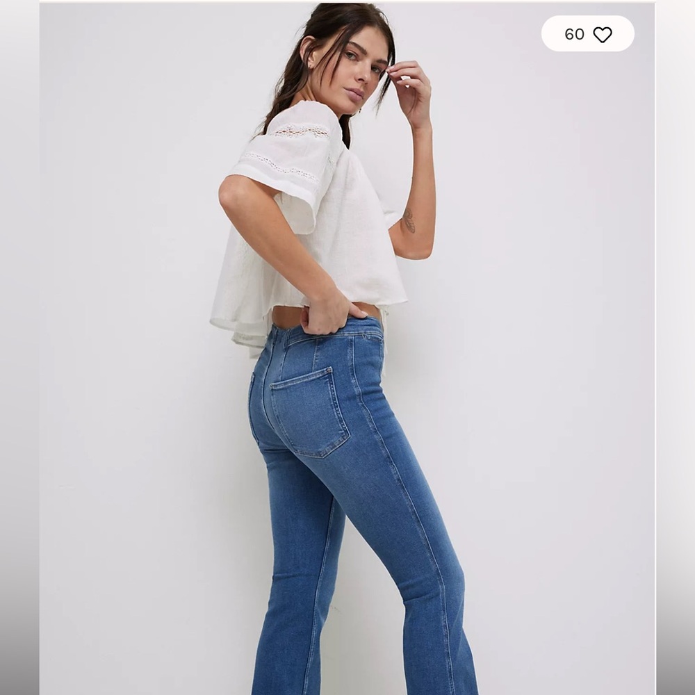Free people stretch skinny leg jeans